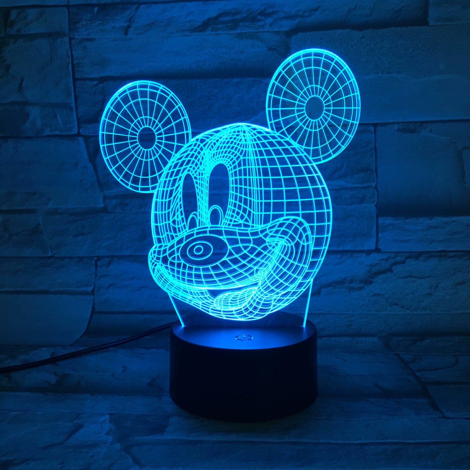 Н night light, тренд 2017 года, 3D, креативный подарок