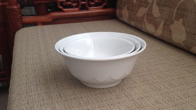 Melamine bowl melamine 30% imitation porcelain Melamine melamine 3032-7 7.2 inch buckle bowl foreign trade export melamine buckle