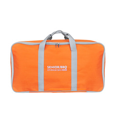 戶外燒烤用品橙色收納包 燒烤爐收納包 手提便攜 燒烤工具配件