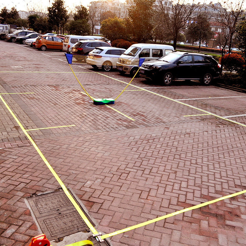 Comercio exterior portátil bádminton red rack traje tipo de almacenamiento 3 M entretenimiento en el hogar Simple Red de tenis post línea de campo