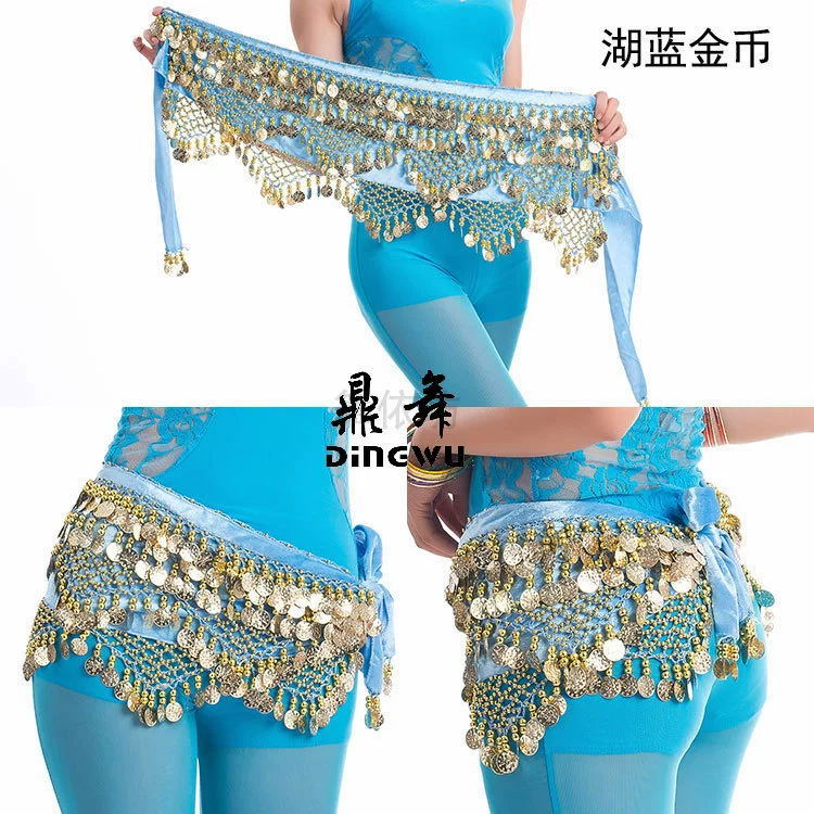 Оптовый belly dance талия цепь индийский танец практика пояс танец выступление талия печать три прямые две - угол пояс
