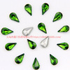 In stock wholesale melon seeds, tither drill tip bottom pear -shaped glass crystal diamond DIY shoe bag jewelry accessories sticker diamond