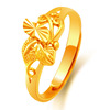 Long-lasting ring, golden copper metal accessory, wholesale