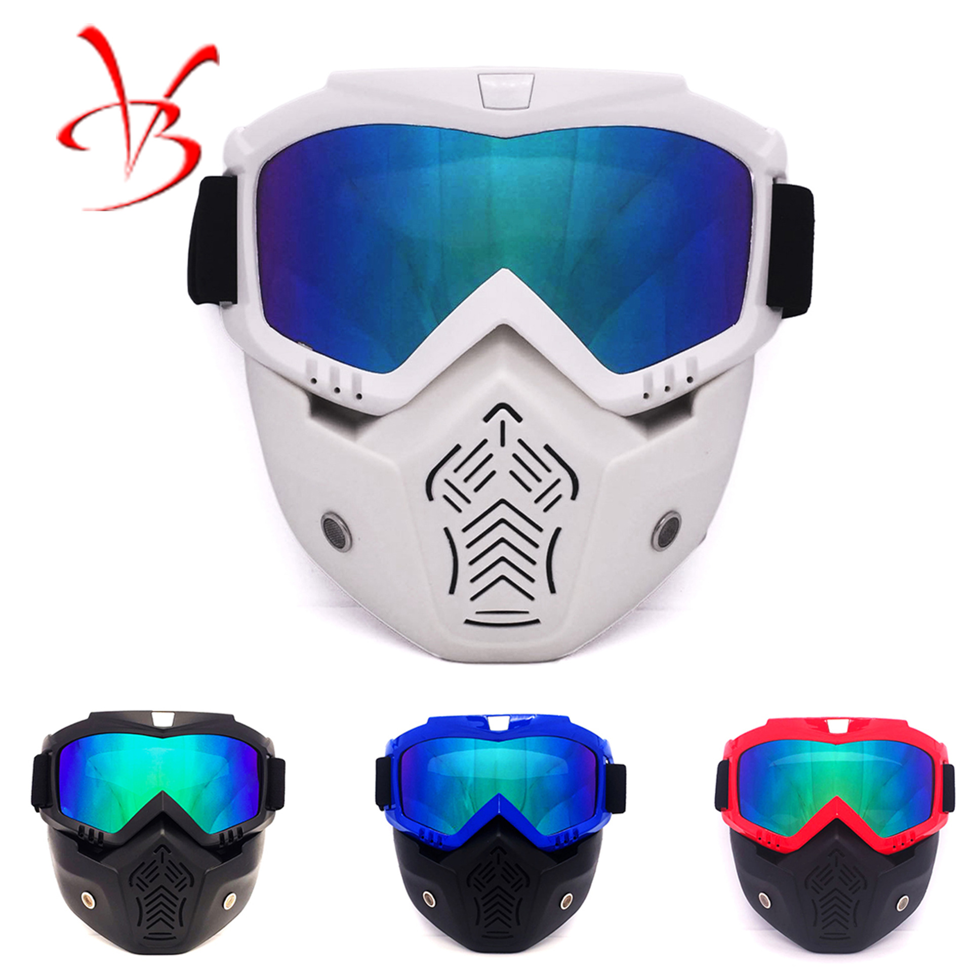 Gesiichtsschutz Motorrad Offroad Skibrëll, Outdoor Wand- a Sandschutz_voghion.com