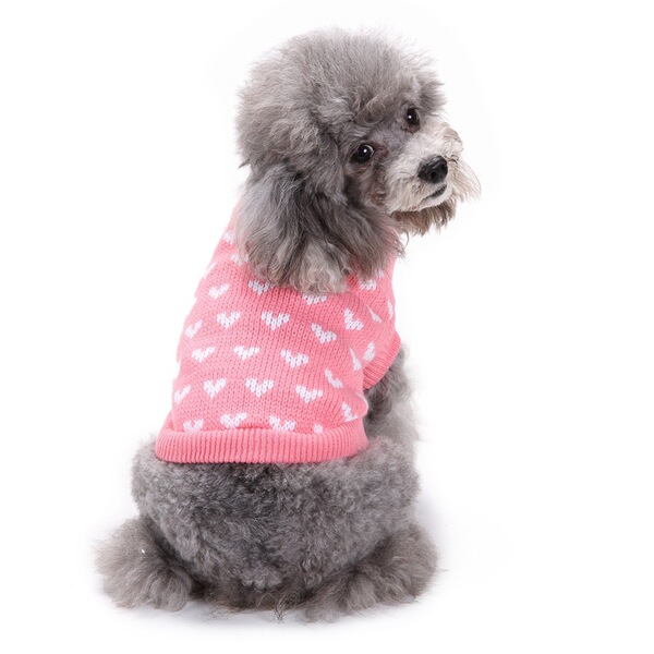 Pet products dog clothes Pet sweater wholesale round neck slim pet…