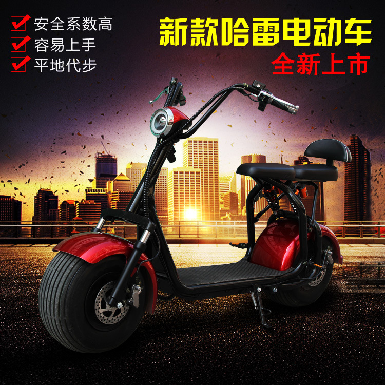 Los fabricantes suministran nuevo Amortiguador delantero y trasero doble Harley coche eléctrico se puede fijar motocicleta ciudad Scooter Eléctrico