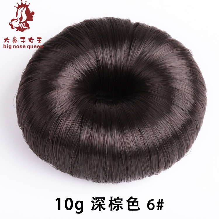 Estilo coreano moda donut peluca rizador de pelo lindo flor brote bola cabeza rizador de pelo