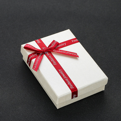 Youhong Fashion Packaging Double-layer Sponge Gift Box Korean Style Bow Jewelry Box Bulk Wholesale
