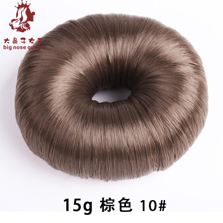 Estilo coreano moda donut peluca rizador de pelo lindo flor brote bola cabeza rizador de pelo