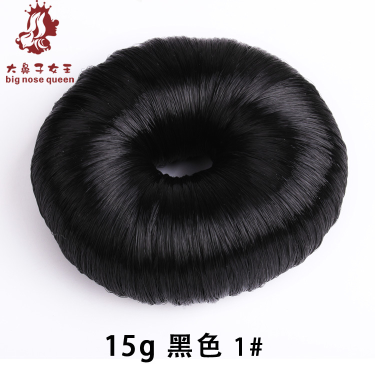 Estilo coreano moda donut peluca rizador de pelo lindo flor brote bola cabeza rizador de pelo