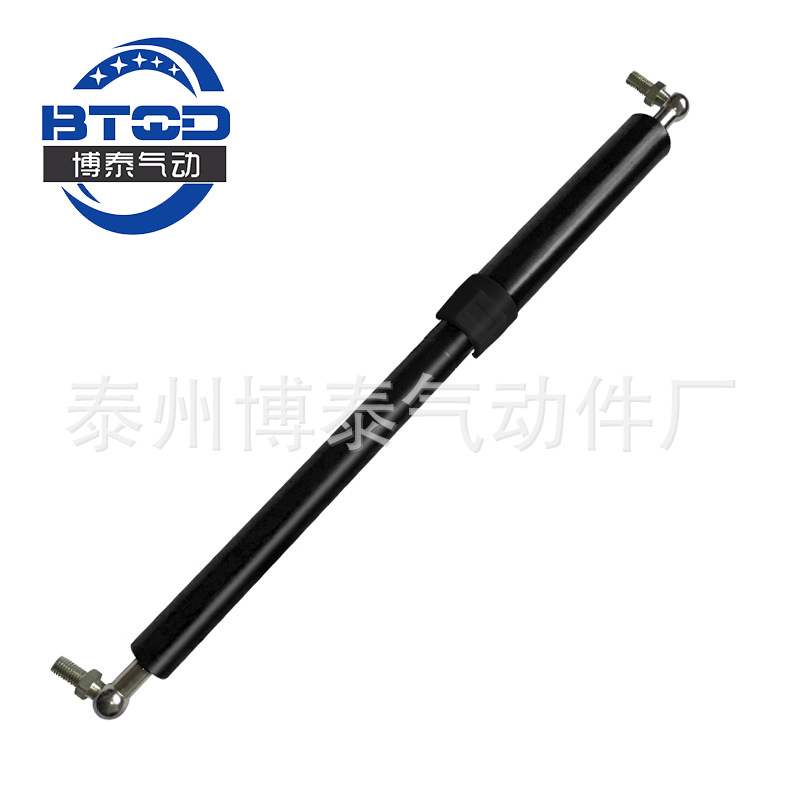 博泰气弹簧厂家直供双管带保险套液压支撑杆 氮气拉伸S型气弹簧