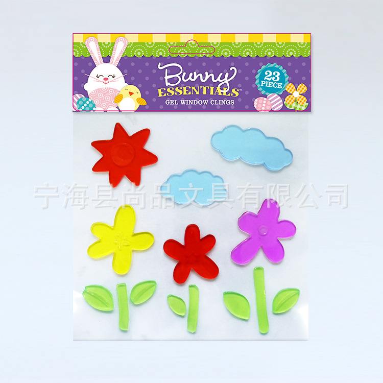 Cartoon children stickers DIY personalized gift decoration gift tpr Jelly Stickers kindergarten gift wholesale
