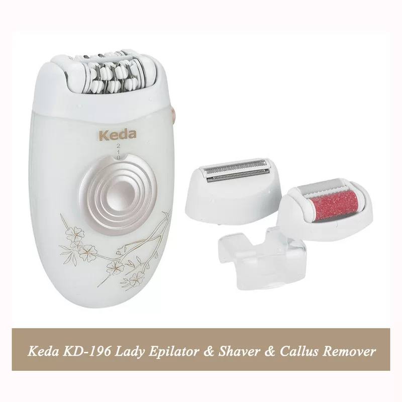 Keda KD-196 Электрический Маoker для бритья, ножки 3-в-1 с USB зарядкой, двойной индикатор цвета