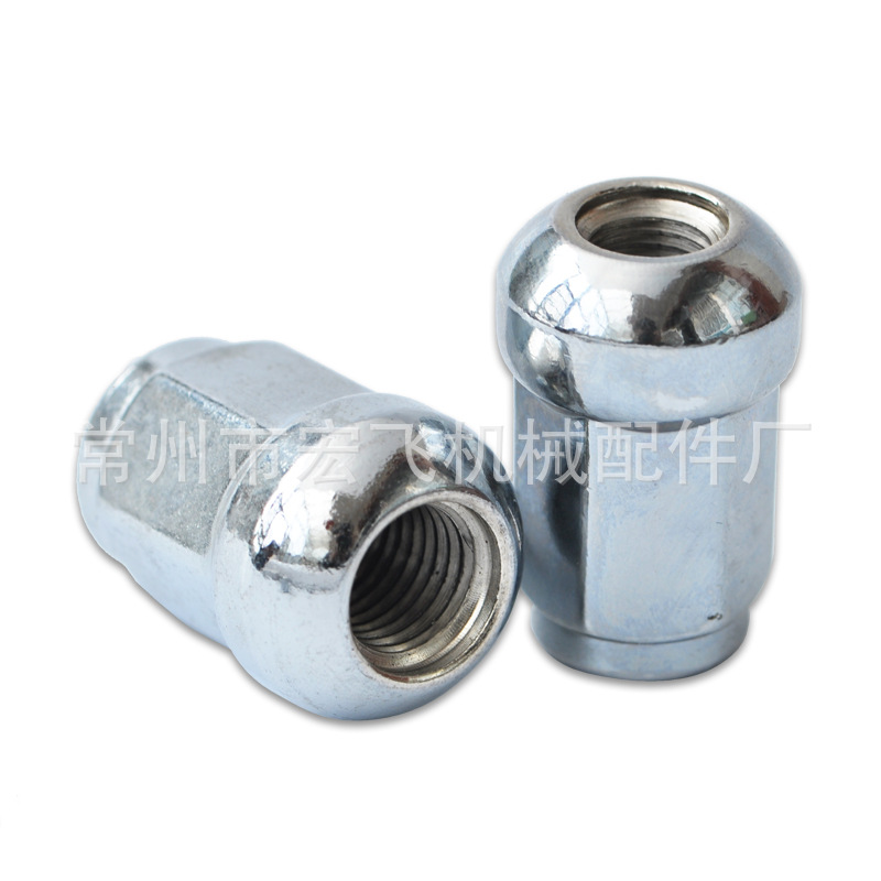 厂家直销奇瑞QQ螺丝电镀外六角球面奇瑞系列轮胎螺母