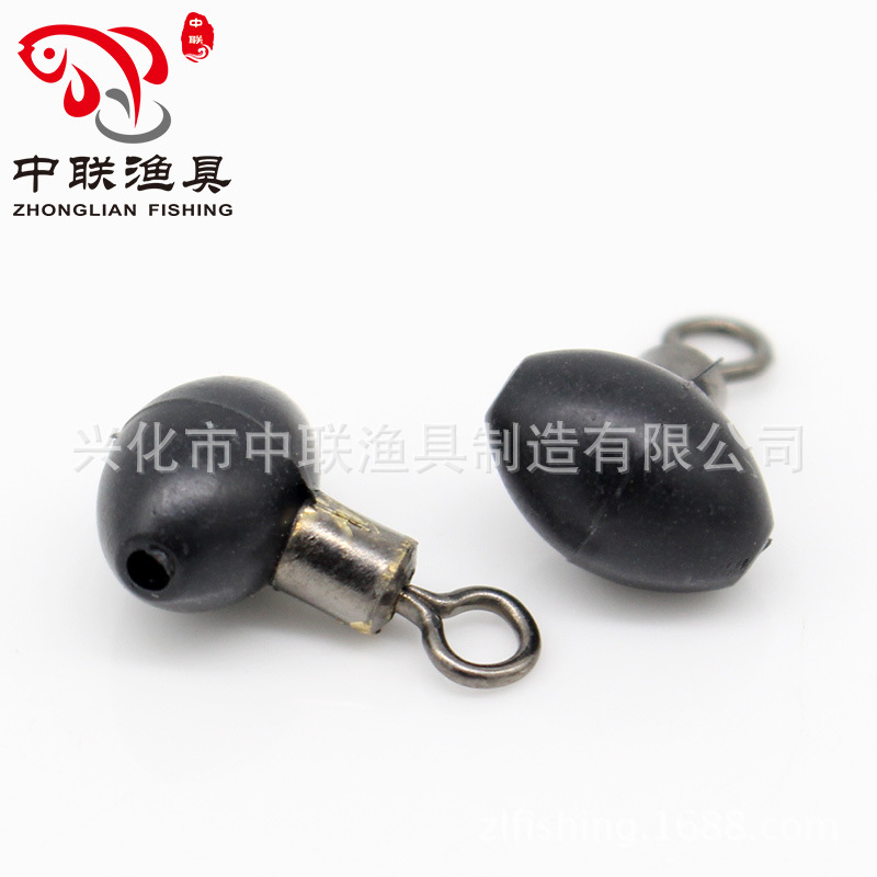 美式转环+橄榄夜光珠 分线器 三叉  8字环转环 渔具配件厂家批发