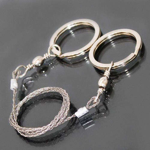 Third Generation Wire Saw Stainless Steel Wire Saw Rope Chain Wire Saw Lifesaving Saw Camping Supplies Outdoor Survival Tool Wire Saw