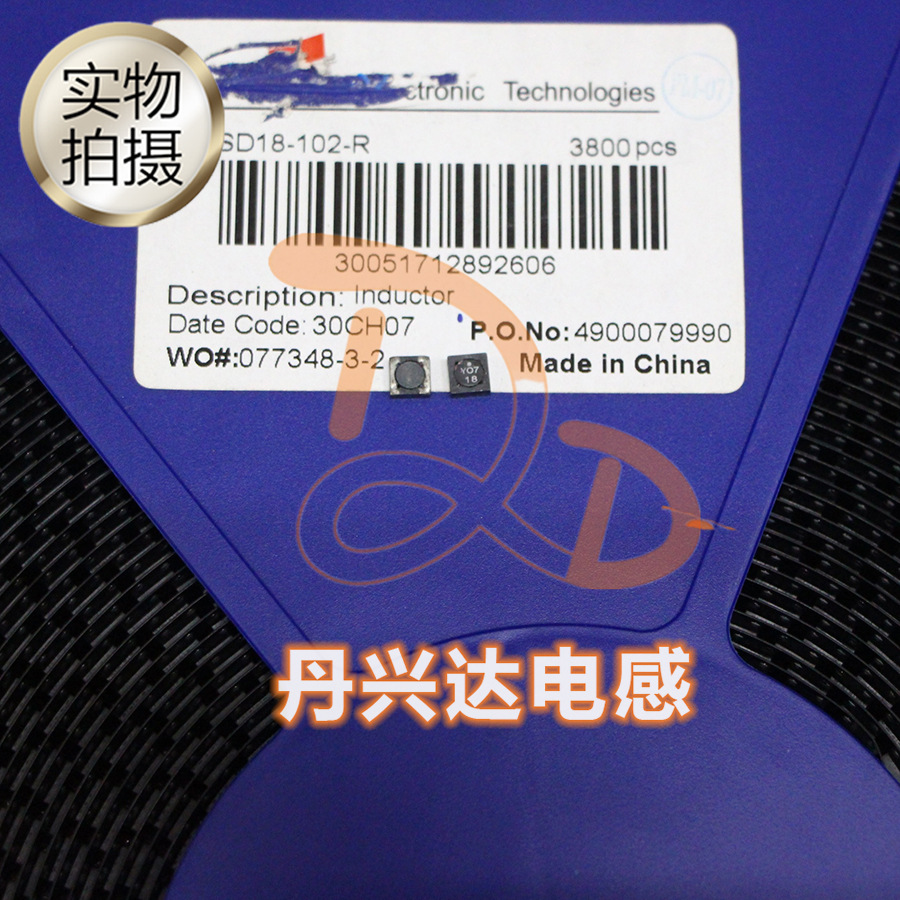 COOPER SD18-102-R 贴片屏蔽功率电感 5x5x2 1mH 102mA