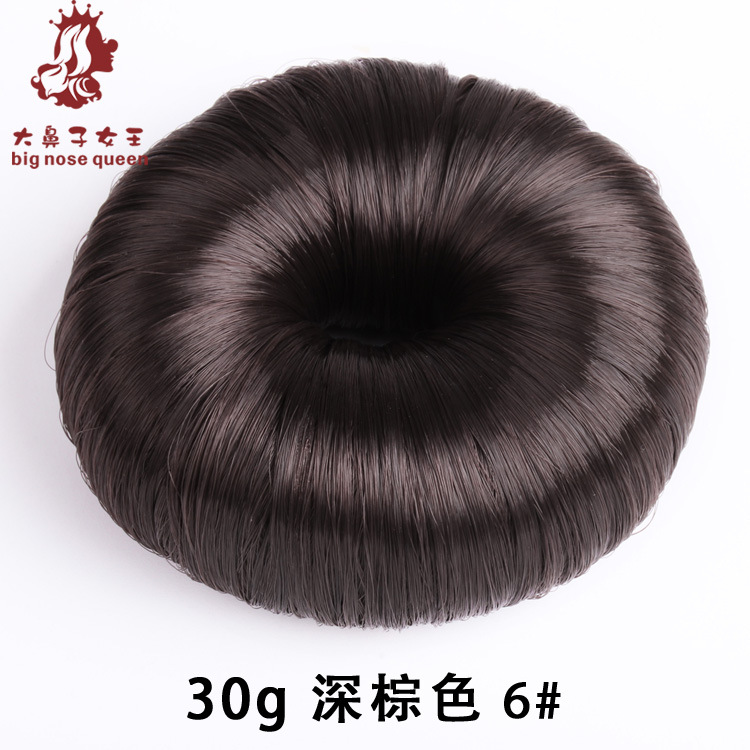 Estilo coreano moda donut peluca rizador de pelo lindo flor brote bola cabeza rizador de pelo