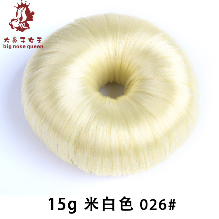 Estilo coreano moda donut peluca rizador de pelo lindo flor brote bola cabeza rizador de pelo