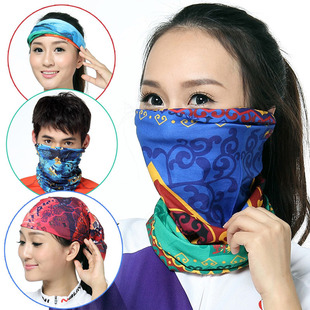 Уличный шарф-платок, украшение, ветрозащитный платок, защита от солнца