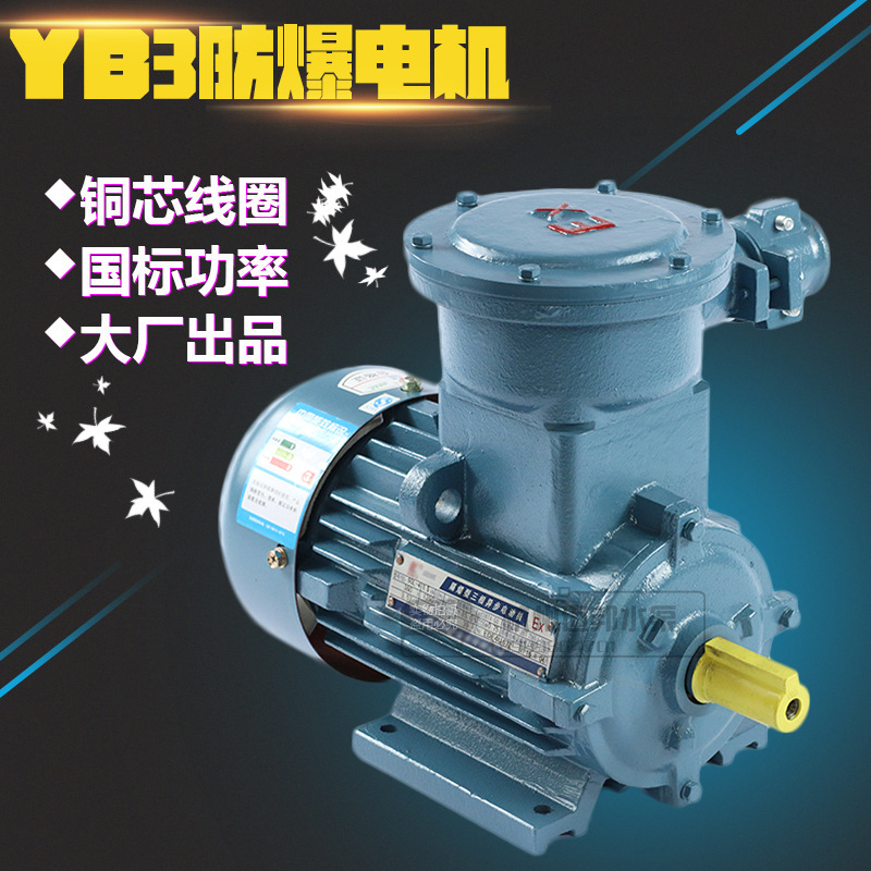 YB2 flameproof three-phase asynchronous motor YB explosion-proof Motor Mine horizontal AC motor 380V engine