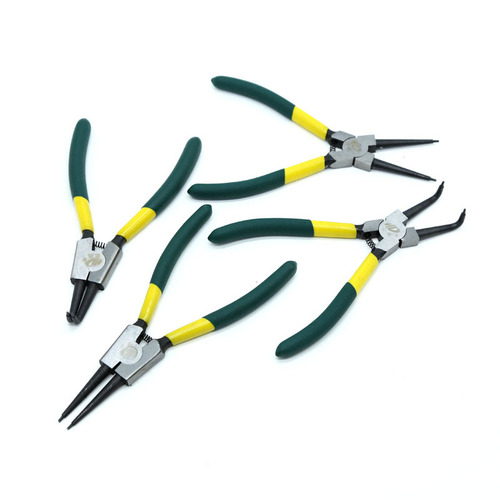 Source factory goods Huida brand circlip pliers anti-slip plastic handle retaining ring pliers special clamping tool for auto repair and disassembly