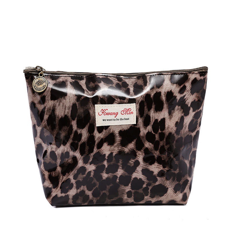 실버 대형 레오파드 무늬