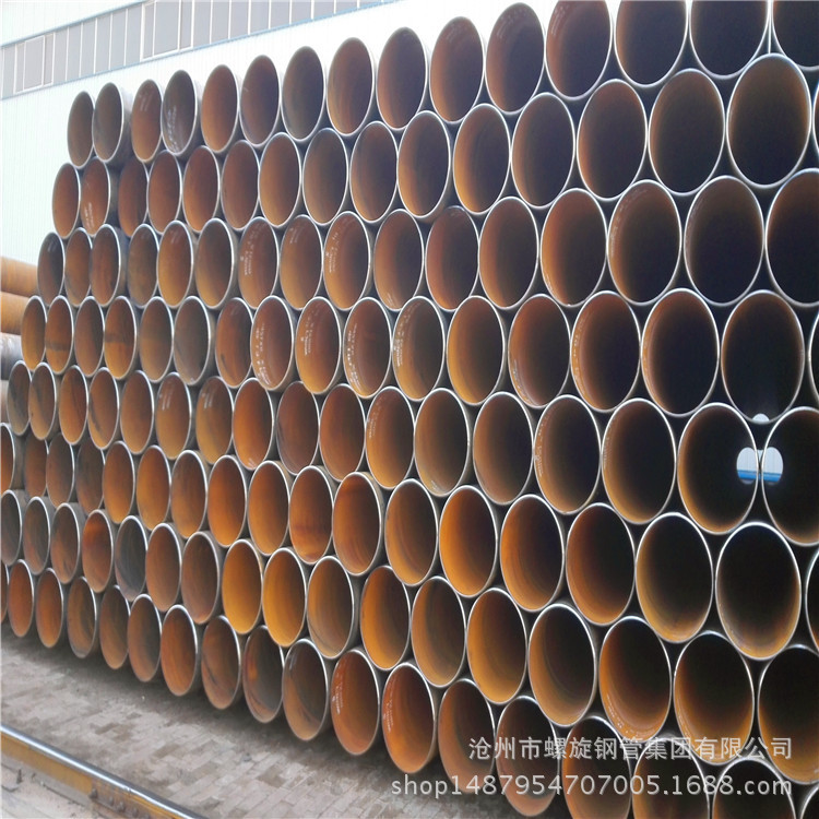 螺旋钢管大口径厚壁螺旋管工程钢结构打桩管给水排水用无缝焊接管