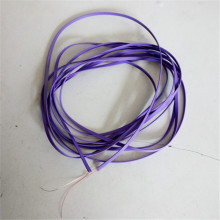 线材厂家 1240*2C面条线 运动蓝牙耳机2芯紫色扁线 彩色多芯线