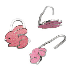 Rabbit bag hook metal folding bag buckle table buckle bag hook rabbit hook Hanger Hook
