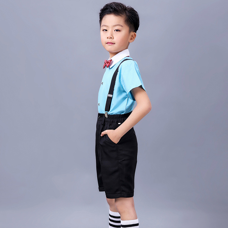 (Wholesale), children's suit for students, flower boy costume, overall, trousers 2