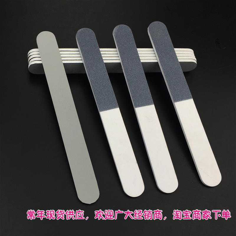 Archivo de pulido de tres lados tienda de uñas herramientas especiales de uñas Archivo de uñas frotar tira fabricante en stock suministro