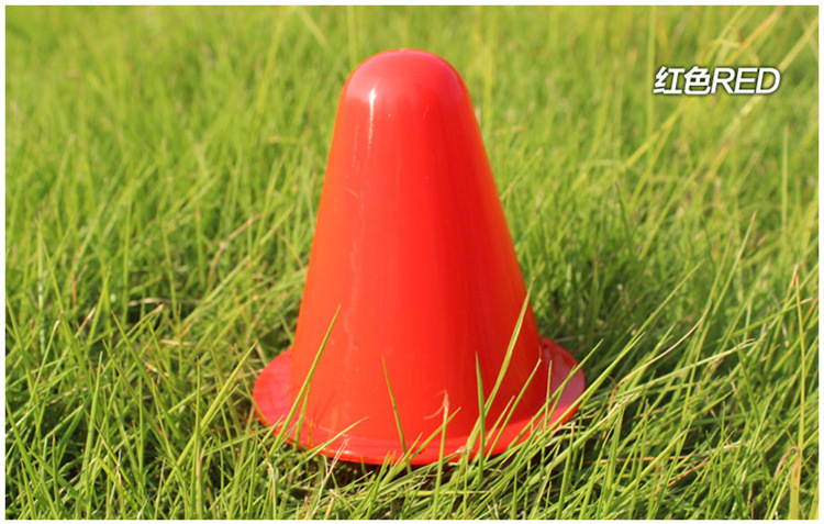 18cm 無孔サッカートレーニングロゴコーンサッカー障害物ロゴバレルバスケットボールトレーニングコーンバレル卸売|undefined