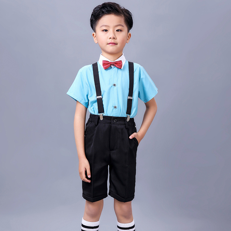 (Wholesale), children's suit for students, flower boy costume, overall, trousers 3
