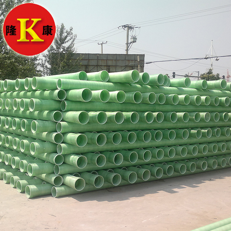 玻璃钢穿线管道厂家 大口径玻璃钢缠绕夹砂管道 玻璃钢工艺管道