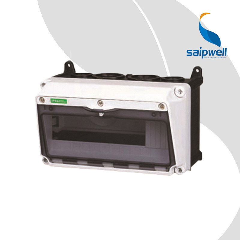 斯普威尔IP65挂墙防水配电箱  住宅开关箱 12回路空开箱