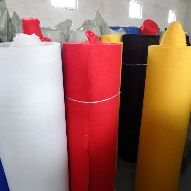 厂家供应彩色羊毛毡吸油毡防尘密封垫圈条块分条毛毡热压毛毡垫