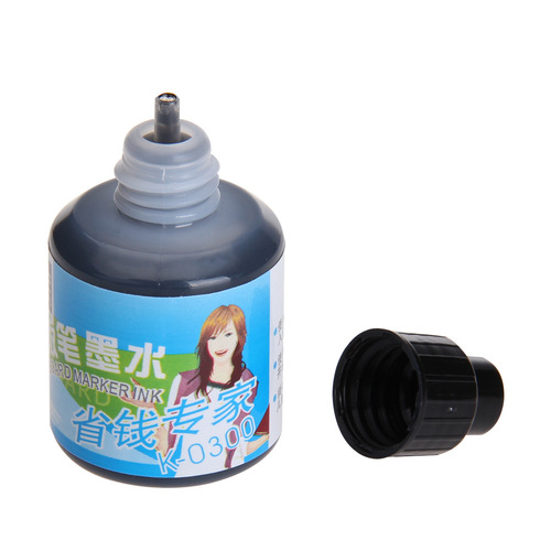 Jin Wannian black whiteboard pen ink scrubbing large capacity blue ink refill red ink K-0300
