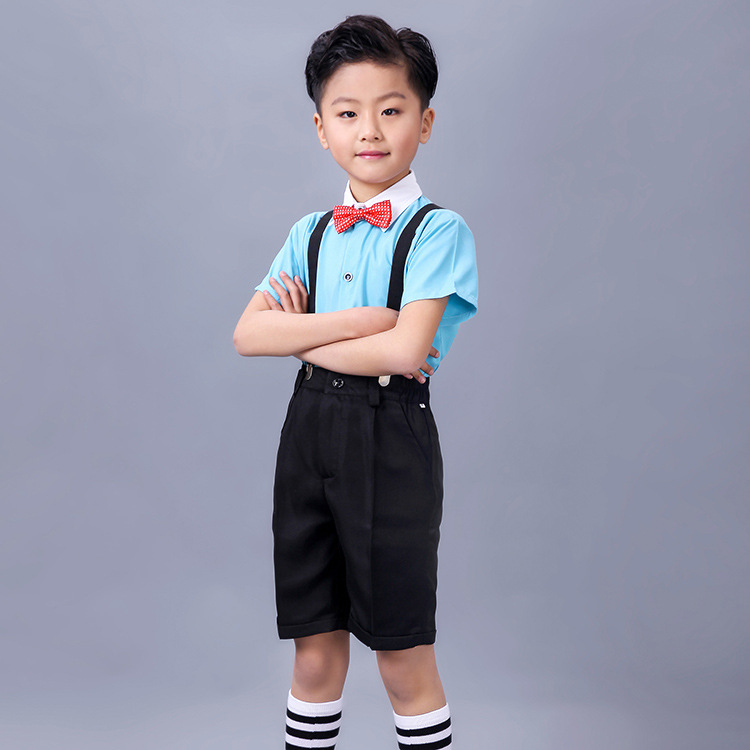 (Wholesale), children's suit for students, flower boy costume, overall, trousers 4