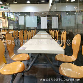 工业区食堂餐桌凳餐桌桌面定 制加工 人造石餐桌面 耐用易清洁