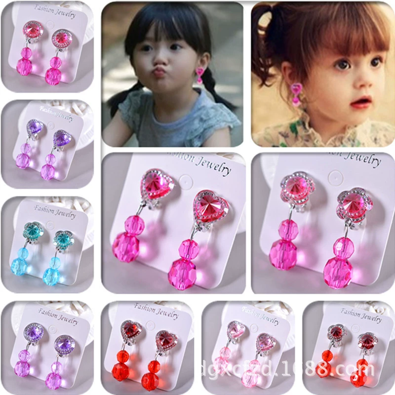 Оптовая Корейская версия Детская детская принцесса ткань кружевная заколка для волос боковой зажим для волос Ткань боковые Клипсы Серьги для учеников начальной школы