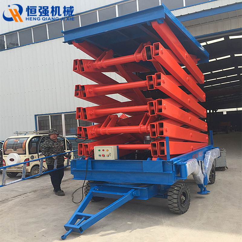 15米3吨移动式升降机大吨位四轮移动升降平台可移动提升安全