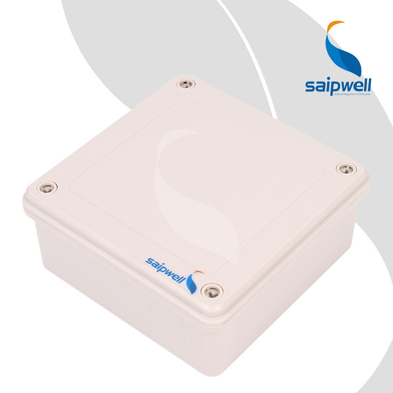 斯普145*145*60mm方形塑料防水盒 密封防水接线盒 充电桩分线盒
