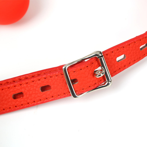 Wild Wolf Erotic Leather Mouth Plug Couple's Love Toy Silicone Oral Ball Adult Toys Factory Wholesale 