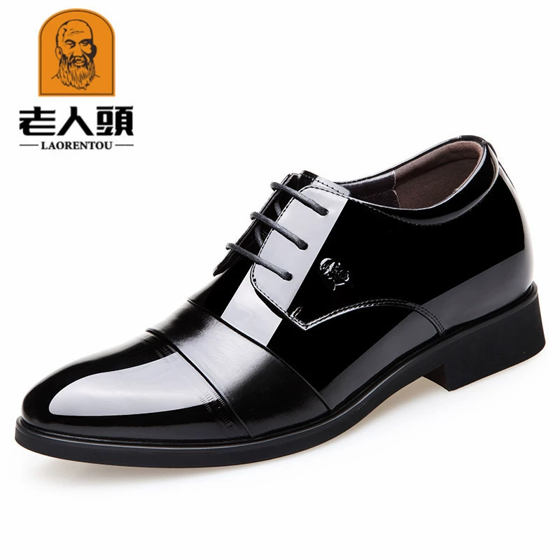 Мужские туфли для увеличения роста с полым дизайном, увеличение роста на 6 см, деловые классические дышащие кожаные туфли для жениха на свадьбу 5793