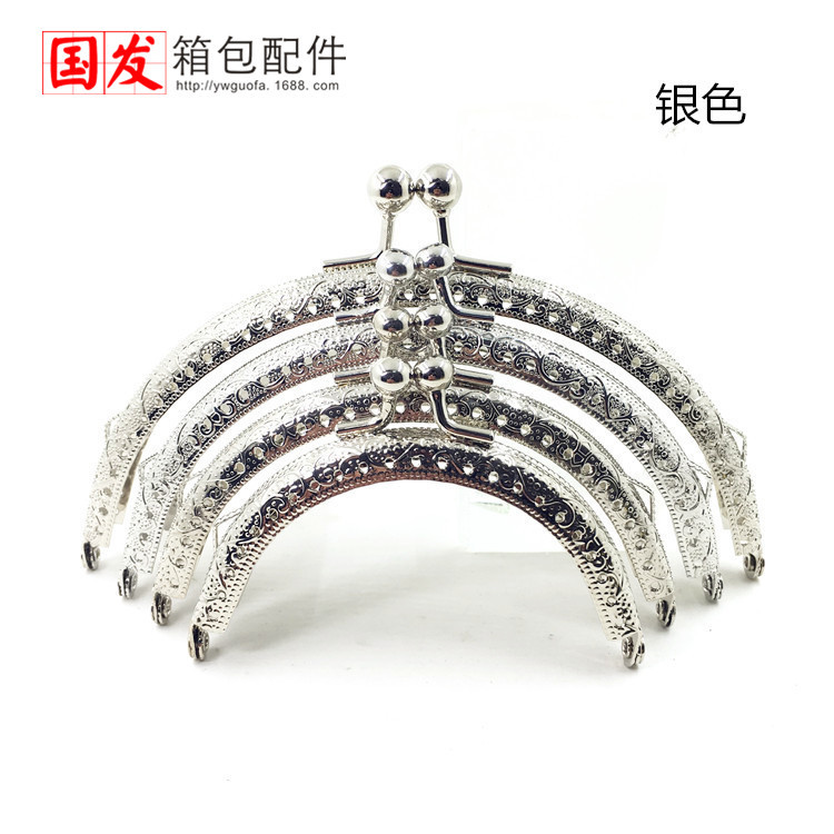 6.5 7.5, 8.5, 10.5, 12.5, 15, 16.5, 20CM semi-círculo oro en relieve clásico