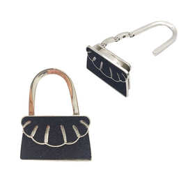 内折叠五叶花挂包扣挂包器桌边金属挂钩 可印LOGO镭射丝印等工艺