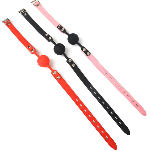 Wild Wolf Erotic Leather Mouth Plug Couple's Love Toy Silicone Oral Ball Adult Toys Factory Wholesale 