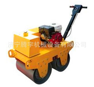 厂家供应手扶式双钢轮汽油振动压路机 小型震动压路机