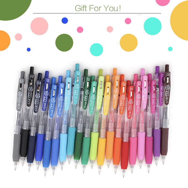 Japan Zebra Zebra Jj15 Colorful Gel Pen Gel Pen 22 Colorful Water Pen Student Signature Pen